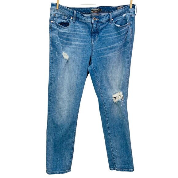 Torrid Womens Boyfriend Straight Vintage Stretch Denim Mid-Rise Jean 18R - Picture 2 of 15